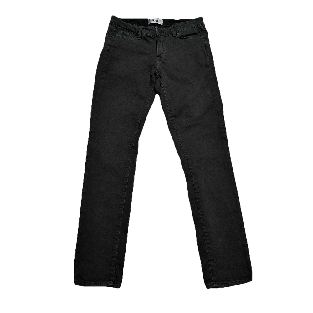 Paige Skyline Skinny Cropped Jeans Womens Size 28 Grey Stretch Denim